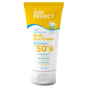 The Sun Project Yüksek Korumalı Vücut Güneş Kremi High Protection Body Sun Cream SPF50+/PA++++ 200 mL