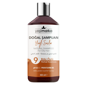 Doğal Şampuan – Yağlı Saçlar İçin 400 mL