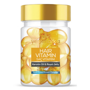 Saç Vitamini – Keratin Oil & Royal Jelly 30 Kapsül