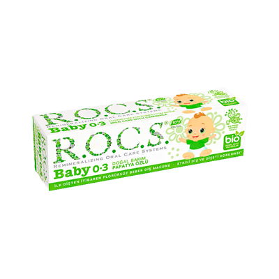 R.O.C.S. Baby Papatya Özlü Diş Macunu