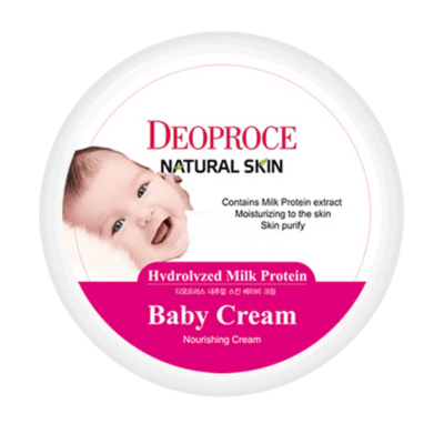 Süt Proteinli Besleyici Ve Nemlendirici Bebek Kremi (Natural Skin Baby Cream)