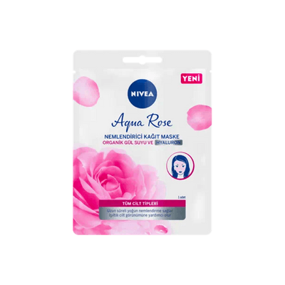 Nivea Aqua Rose Organik Gül Suyu İçeren Kağıt Maske