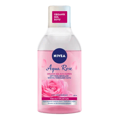 Nivea Aqua Rose Çift Fazlı Makyaj Temizleme Suyu