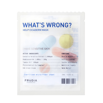 What’s Wrong Help Cicaderm Sheet Mask
