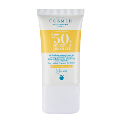 Dry Touch Cream Gel SPF 50 Yağlı/Karma Akne Eğilimli Ciltler İçin Mat Bitişli Yüz Güneş Kremi - Parlama Karşıtı, Yeni Nesil Filtreler 40ml