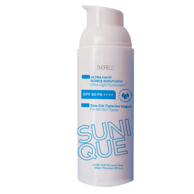 Sunique Ultra Hafif Güneş Koruyucu Krem 50 Spf
