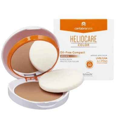 Color Oil-Free Compact Brown Spf 50