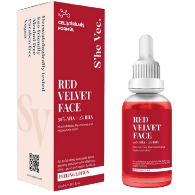 Red Velvet Face Derin Eksfoliasyon Sağlayan Anti Aging Etkili Peeling Losyon