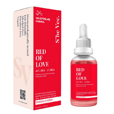 Red Of Love Bariyer Onarımı & Güçlü Antioksidan Koruma Sağlayan Yenileyici Kırmızı Peeling Losyon