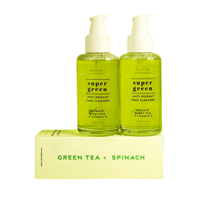 Super Green Face Cleanser - (Ispanak ve Yeşil Çay İçeren)