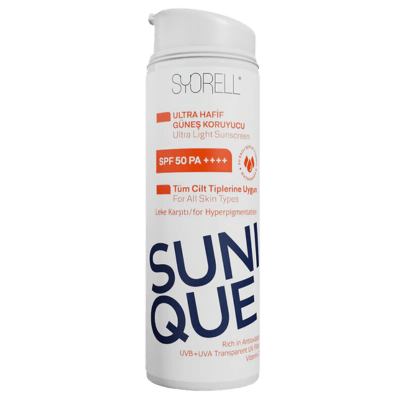 Sunique Leke Karşıtı Ultra Hafif Güneş Koruyucu 50 Spf