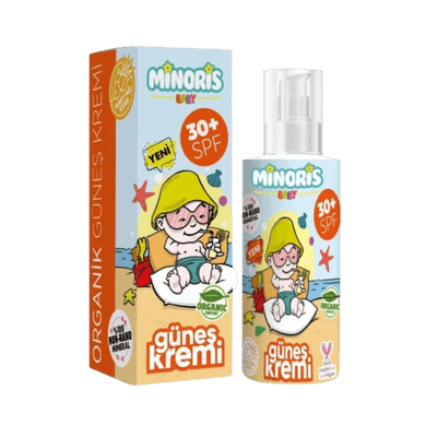 Minoris Baby Organik Güneş Koruyucu Sprey Krem 30 SPF