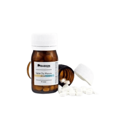 Baboon Natural Tablet Diş Macunu - Zencefil & Nane