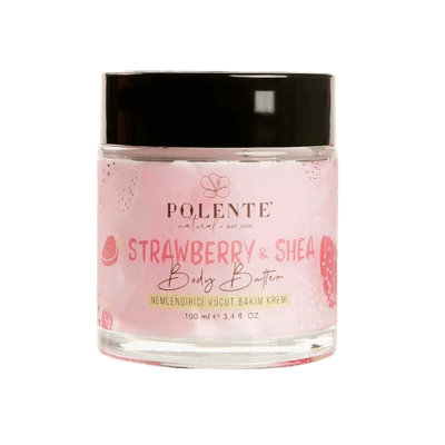 Polente Natural Çilek & Shea Body Butter / Yoğun Vücut Nemlendiricisi