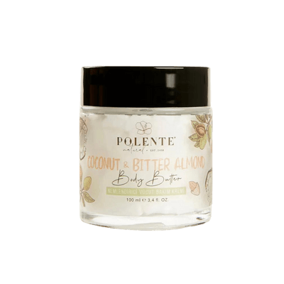 Polente Natural Hindistan Cevizi & Acı Badem Body Butter / Yoğun Vücut Nemlendiricisi