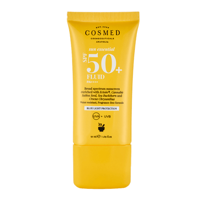 Fluid SPF 50 Tüm Cilt Tipleri için Yüz Güneş Kremi Yeni Nesil Filtreler 50ml