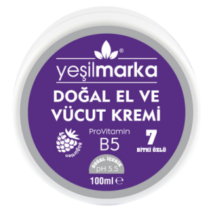 Doğal El ve Vücut Kremi – Böğürtlen 100 mL