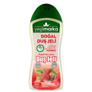 Doğal Duş Jeli – Çilek 400 ml