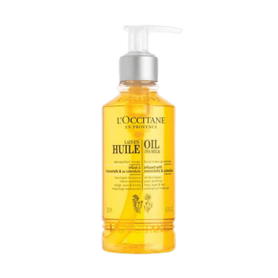 Loccitane Infusions Oil to-Milk Facial Make-up Remover - Infusions Makyaj Temizleme Yaği