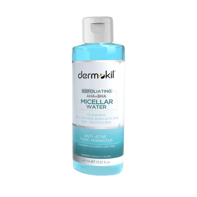 Dermokil Exfoliating Aha+Bha Niacinamide Micellar Makyaj Temizleme Suyu 400 ml