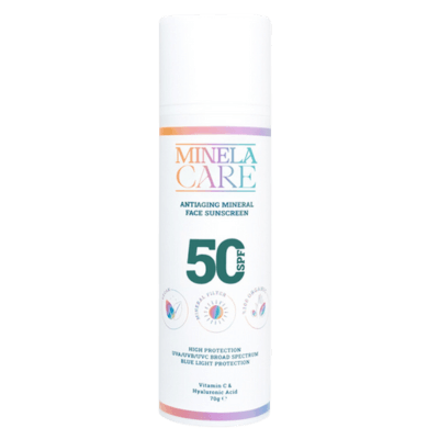 50Spf %100 Organik Mineral Filtreli Yaslanma Karsiti Yuz Gunes Kremi