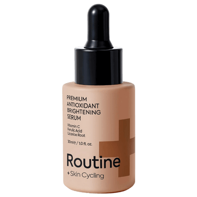 Routine+ Ton Eşitleyici Aydınlatıcı Serum %10 C Vitamini %5 Ferulik Asit Premium Antioxidant Brightening Serum