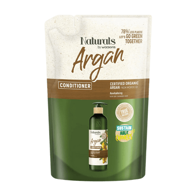 Naturals By Watsons Argan Saç Kremi Refill 450 mL