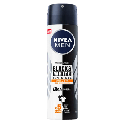 Nivea Men Black & White Invisible Güçlü Etki Sprey