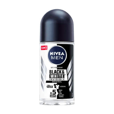 Men Black & White Original Roll-On