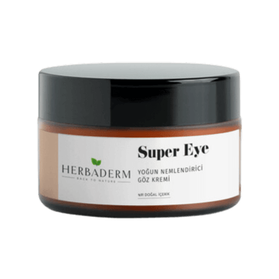 Herbaderm Super Eye Koyu Halka Ve Kırışıklık Karşıtı Kolajen + C Vitamini Nemlendirici Göz Çevresi Kremi