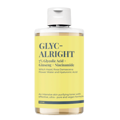 Glyc Alright Gözenek Sıkılaştırıcı Aydınlatıcı Etkili Glikolik Asit, Ginseng & Niacinamide Tonik
